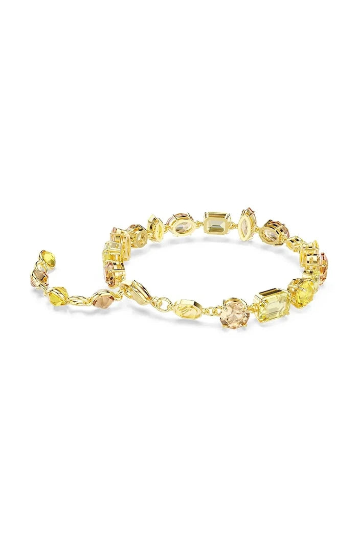 Swarovski kadın altın kaplama Swarovski kristalli GEMA bileklik