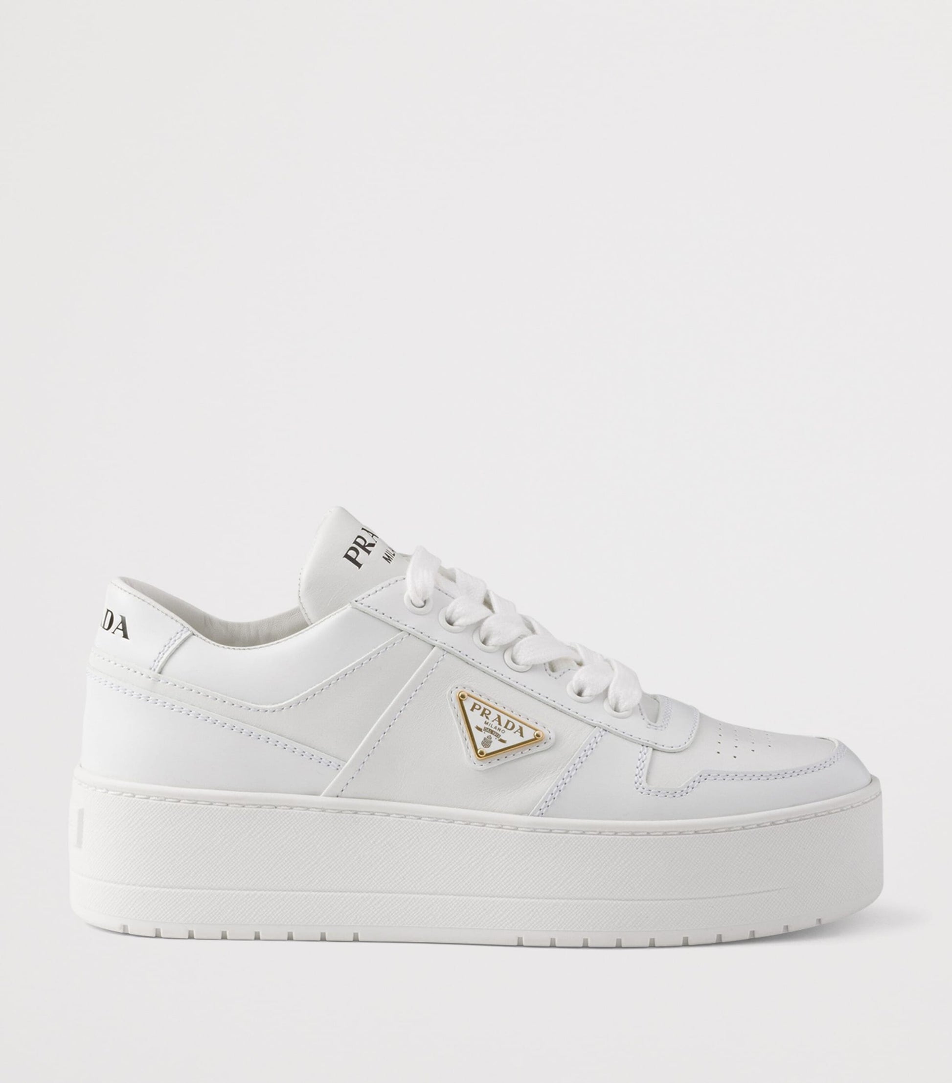 White Leather Downtown Sneakers