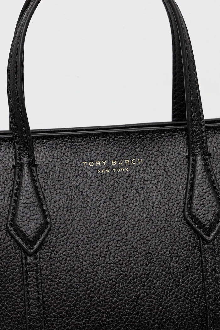 Кожена чанта Tory Burch Perry Mini Tote