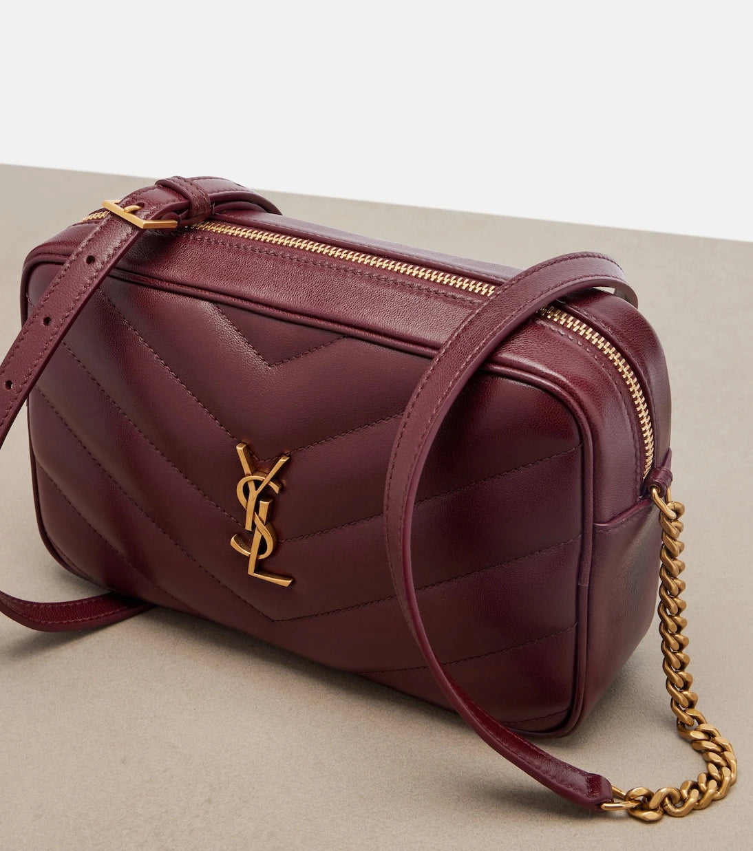 Saint Laurent - Loulou leather camera bag