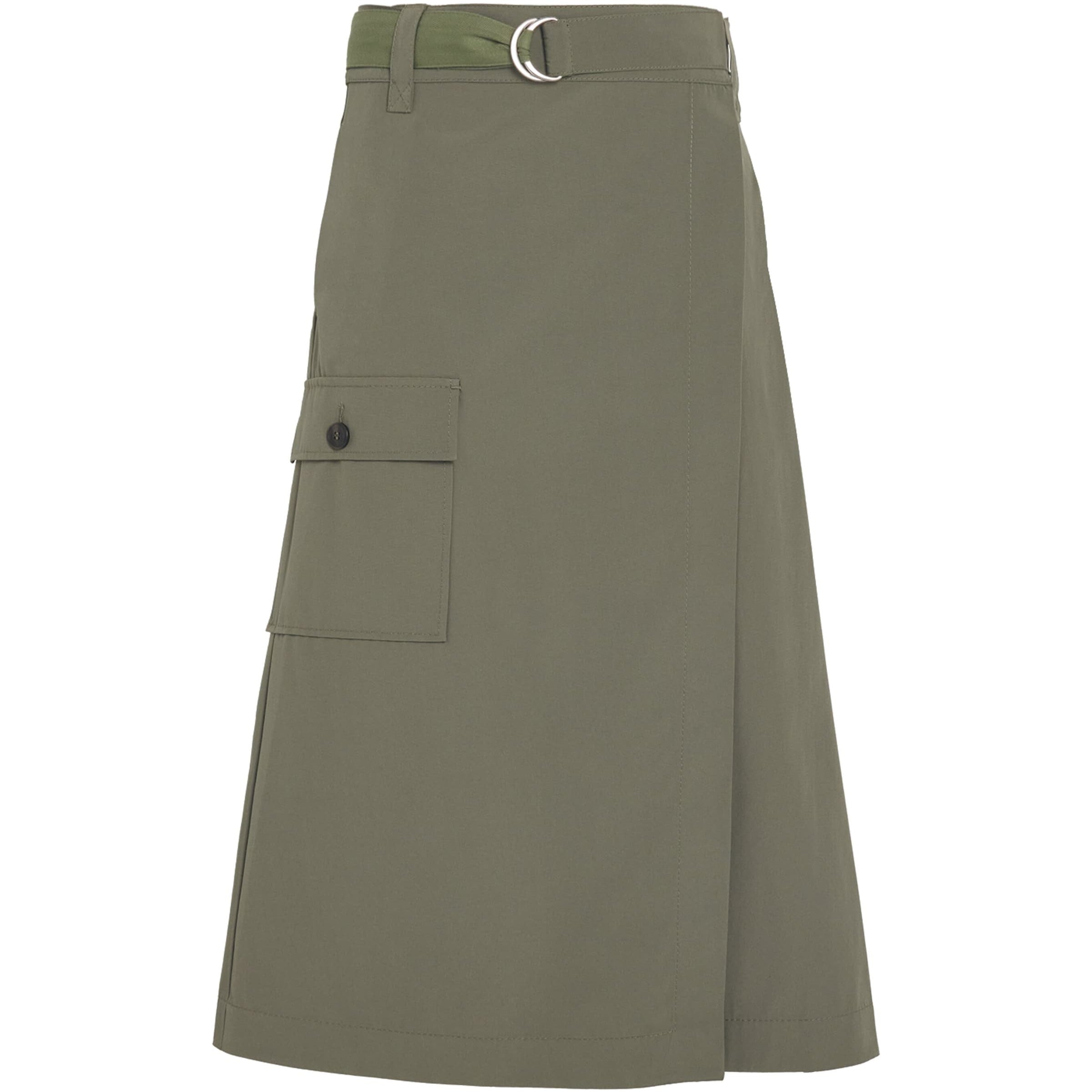 MAX&Co. Green Wrap Midi Skirt