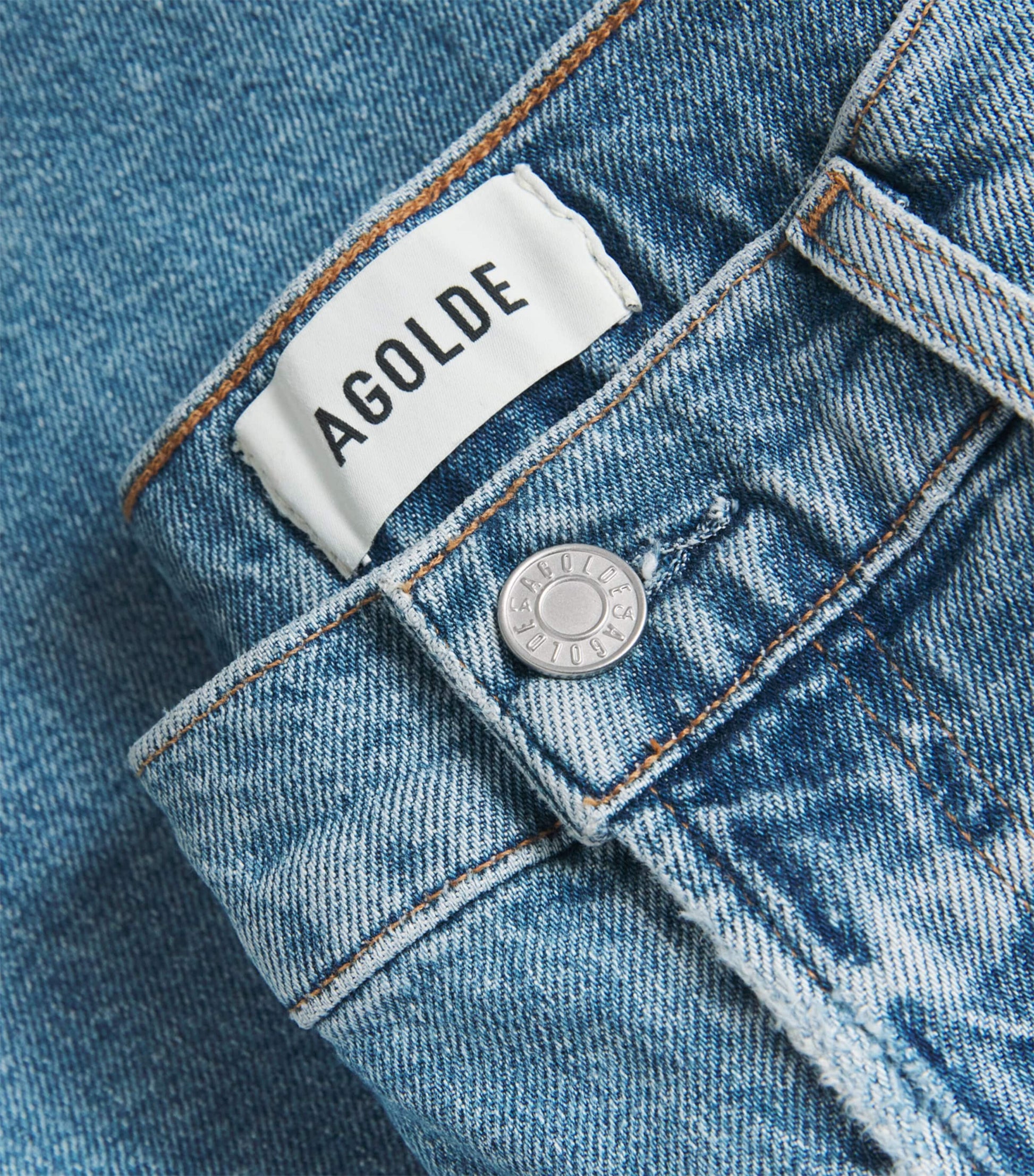 AGOLDE Blue Harper Relaxed Straight Jeans