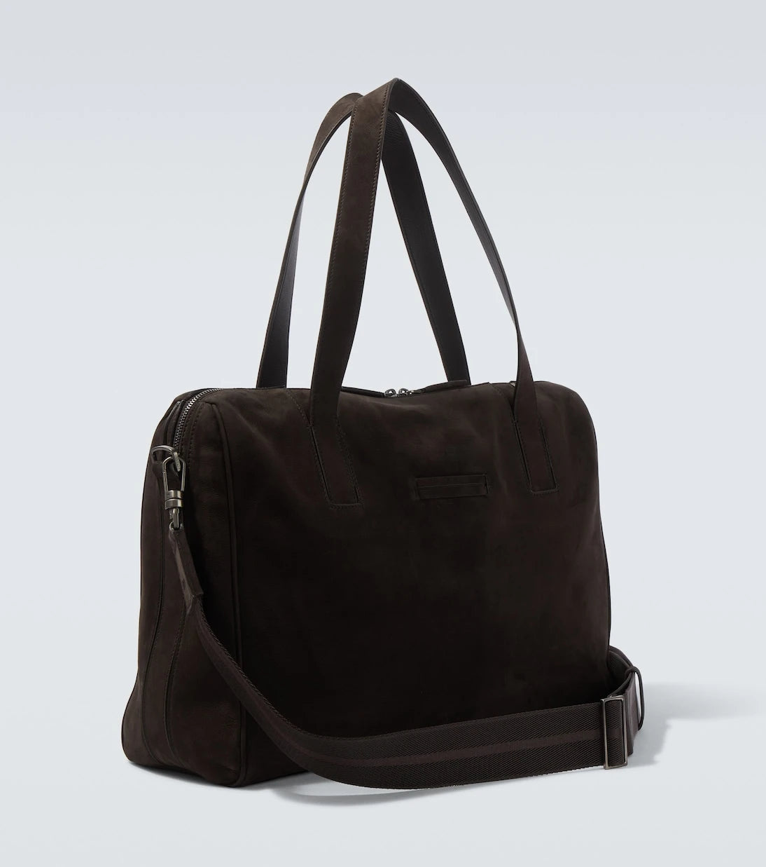 Zegna - Leather duffel bag
