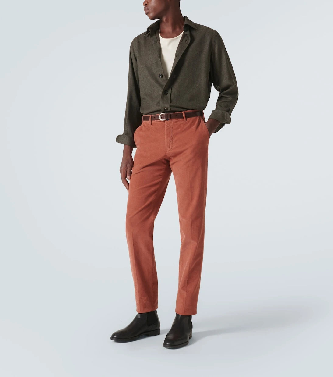 Slowear - Cotton corduroy straight pants