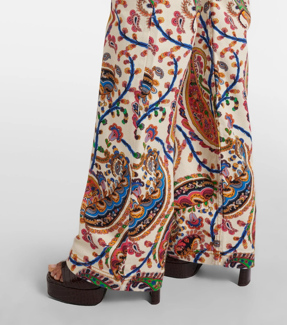 Etro - High-rise bootcut jeans