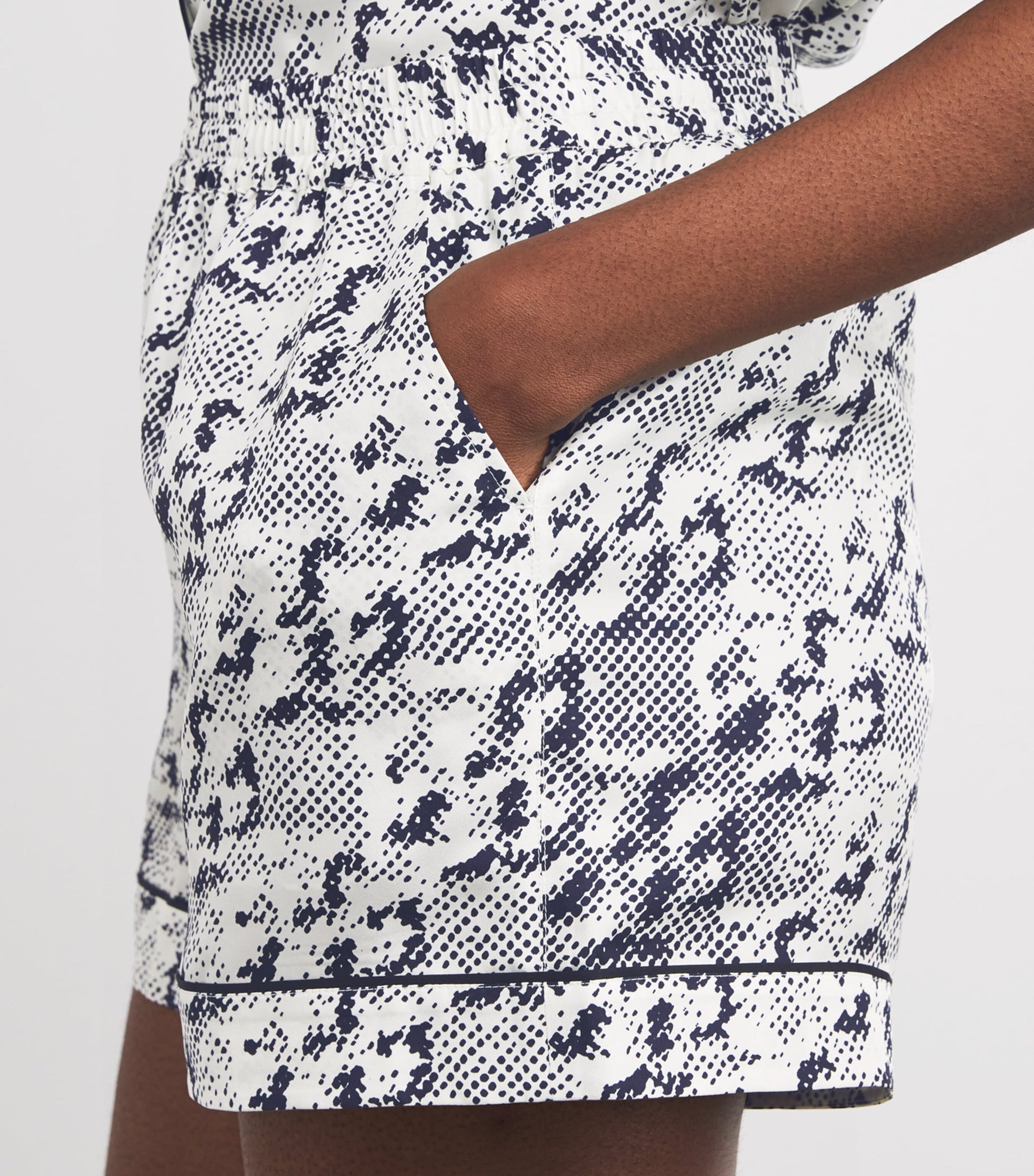 Tory Burch Multi Silk Printed Shorts