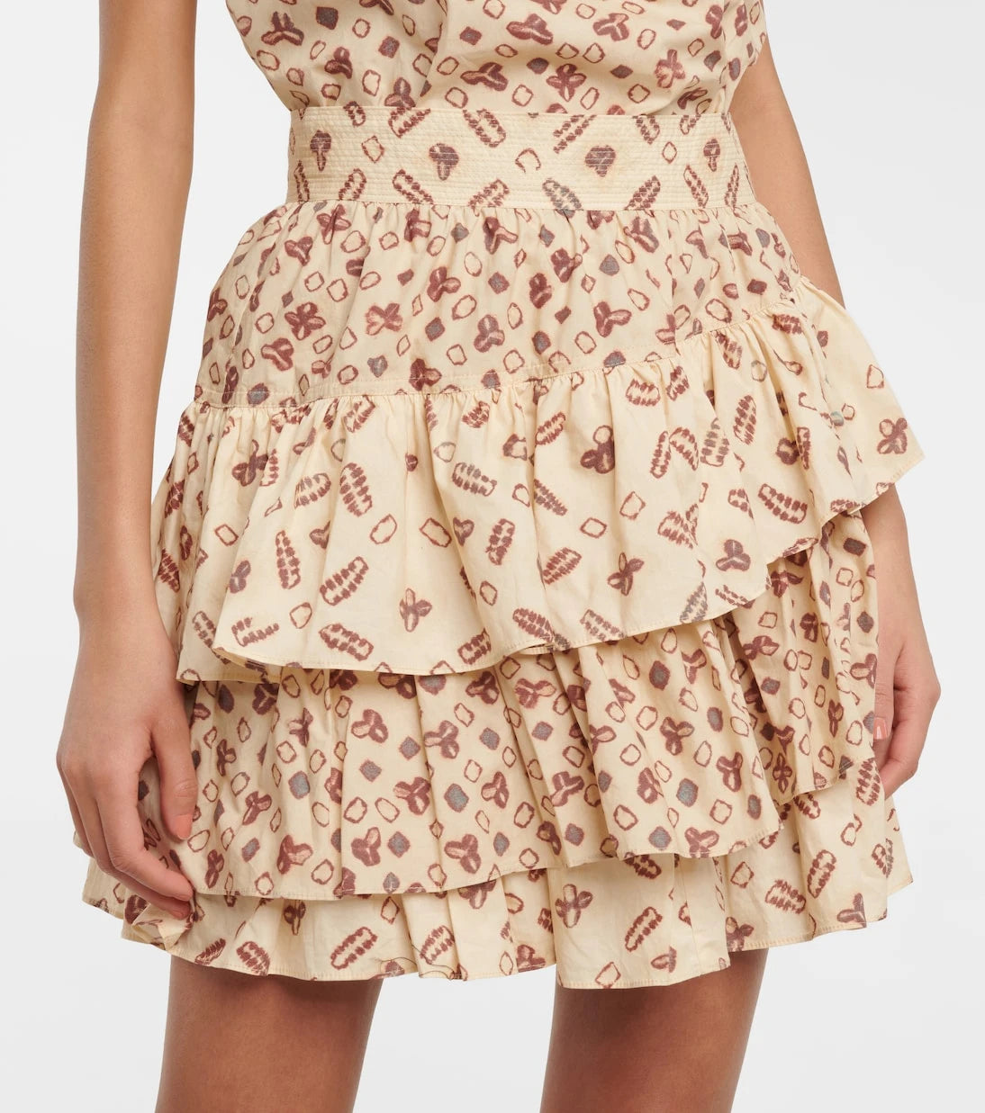 Ulla Johnson - Aminta printed cotton miniskirt