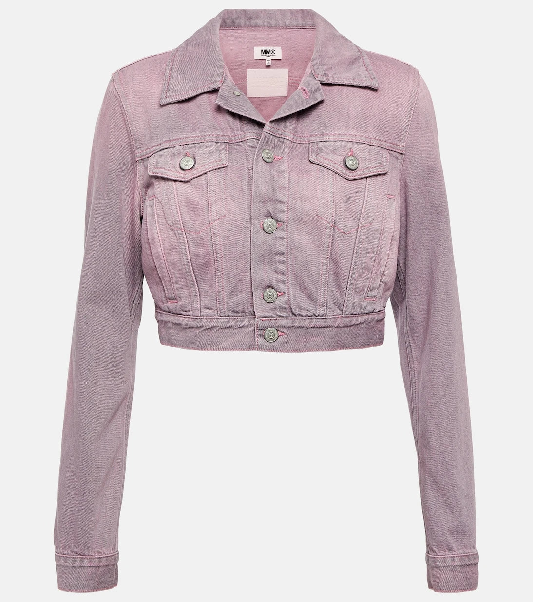MM6 Maison Margiela - Cropped denim jacket