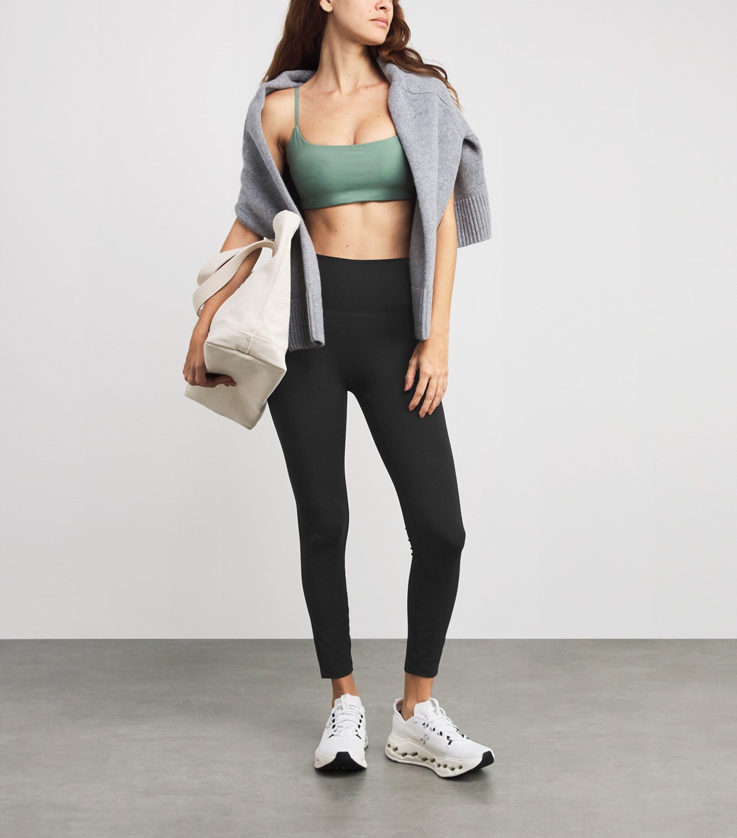 Adanola Black High-Rise Ultimate Leggings