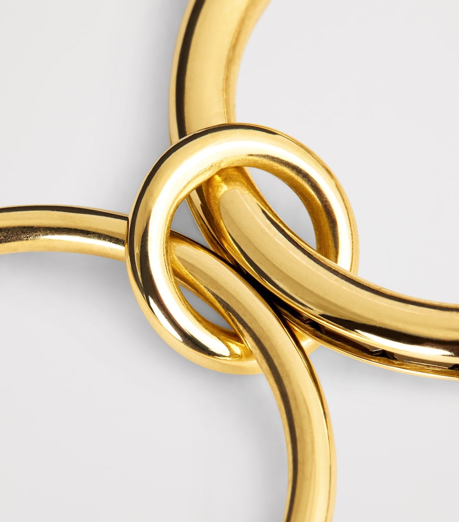 Yellow Gold and Sapphire Pyrus Ring