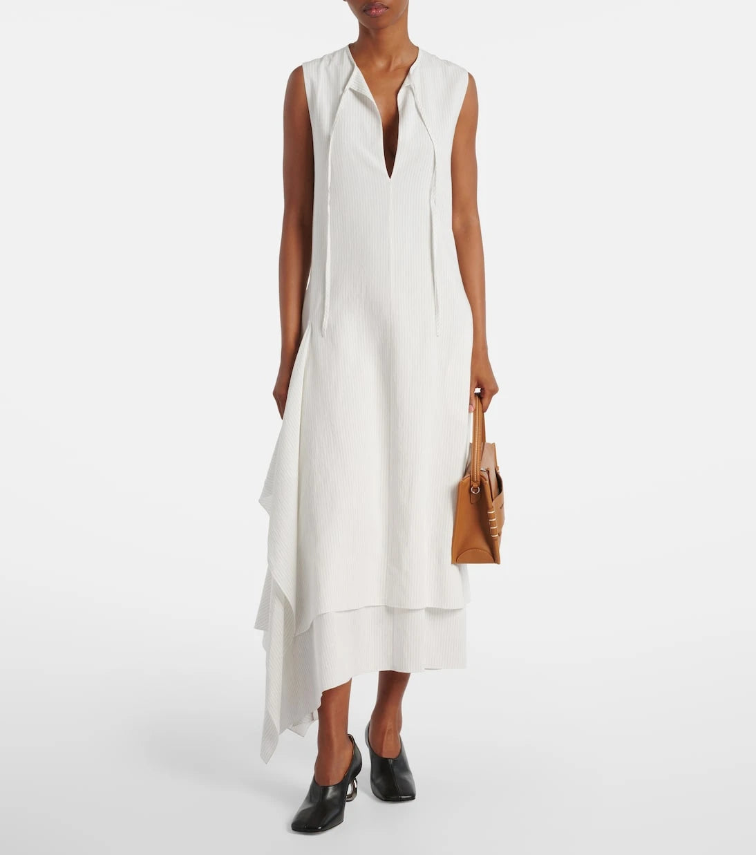 JW Anderson - Chain 95 leather pumps