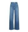 PAIGE Blue Anessa High-Rise Wide-Leg Jeans