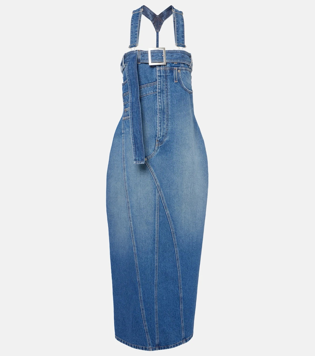 Jean Paul Gaultier - Denim maxi dress