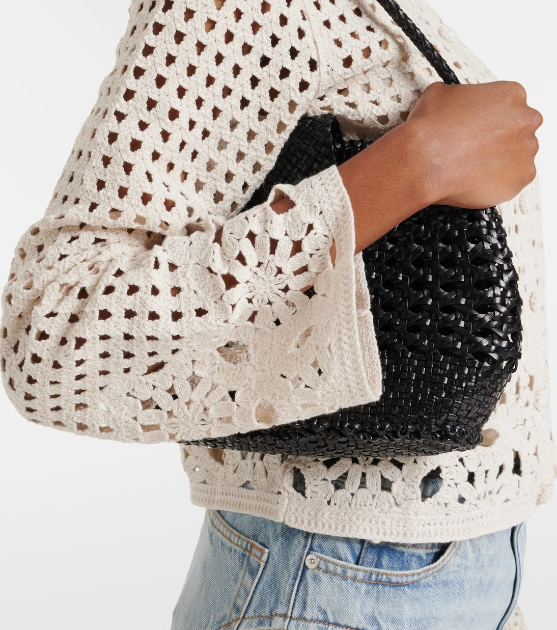 Frame - Postcard crochet cotton cardigan