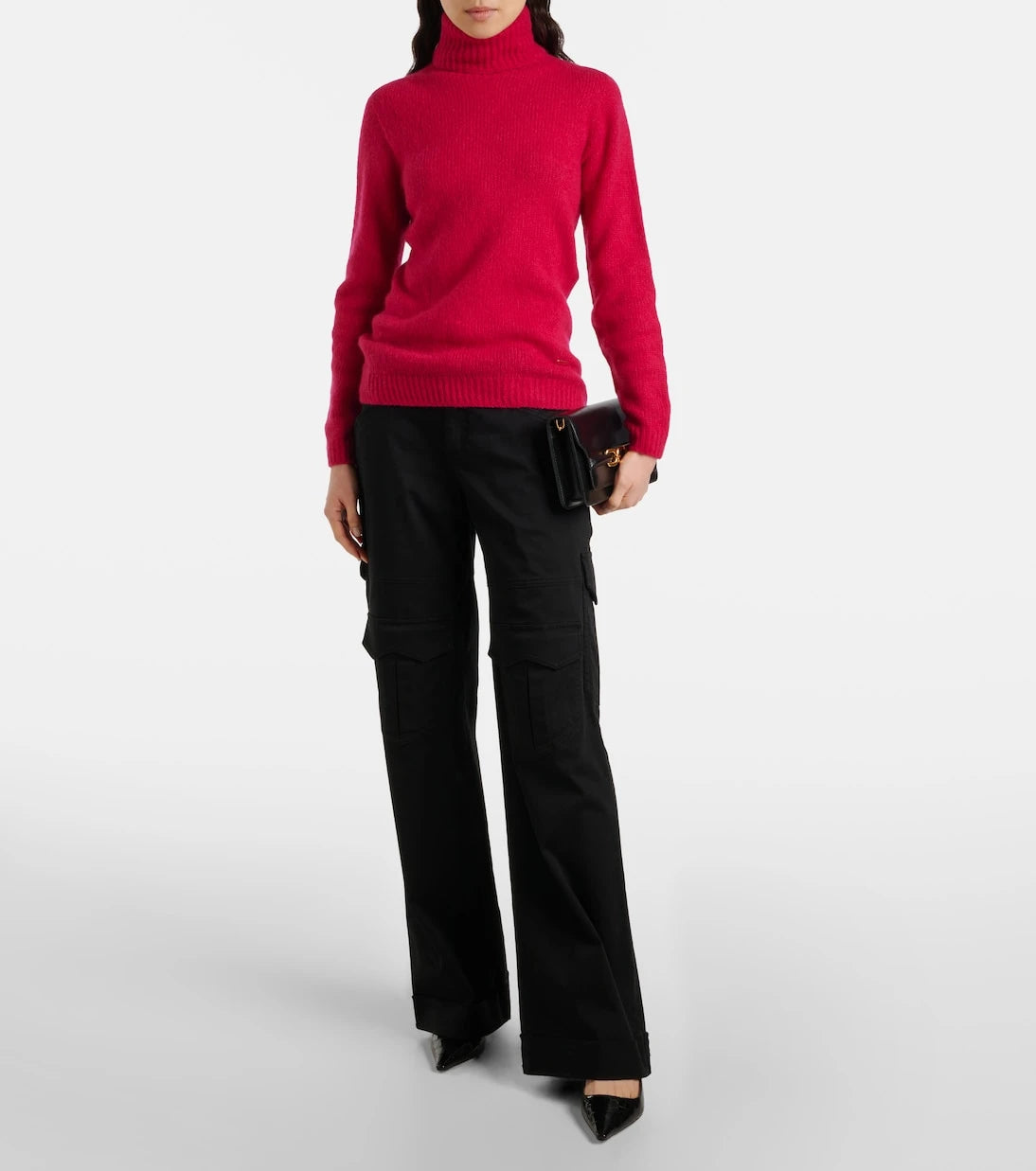 Tom Ford - Cashmere and silk turtleneck top