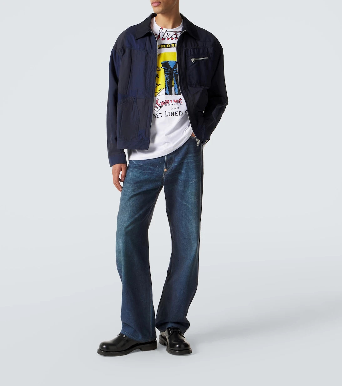 Junya Watanabe - x Levi's® printed cotton jersey T-shirt