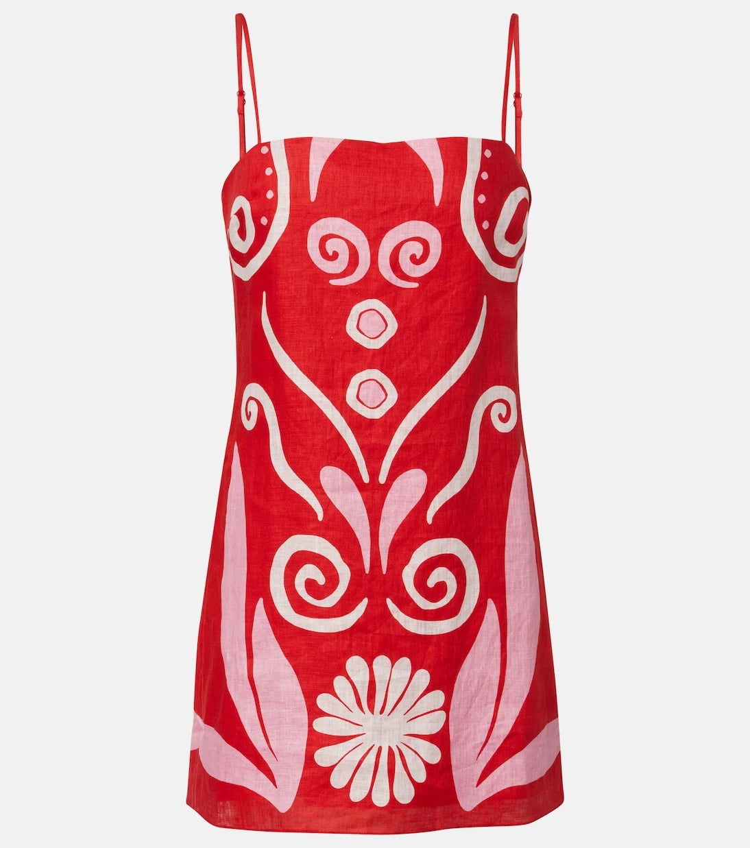 Cala de la Cruz - Ancona printed linen minidress