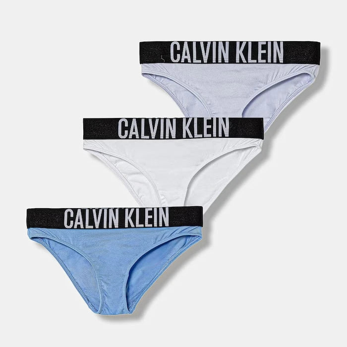 Calvin Klein Underwear çocuklar için pamuklu elastan bikini külot 2'li