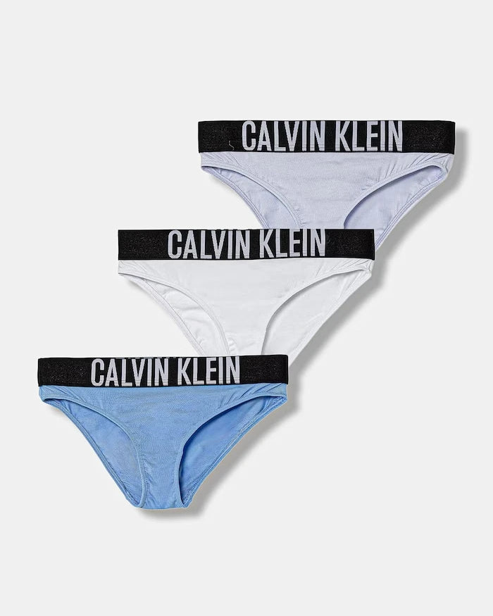 Calvin Klein Underwear çocuklar için pamuklu elastan bikini külot 2'li