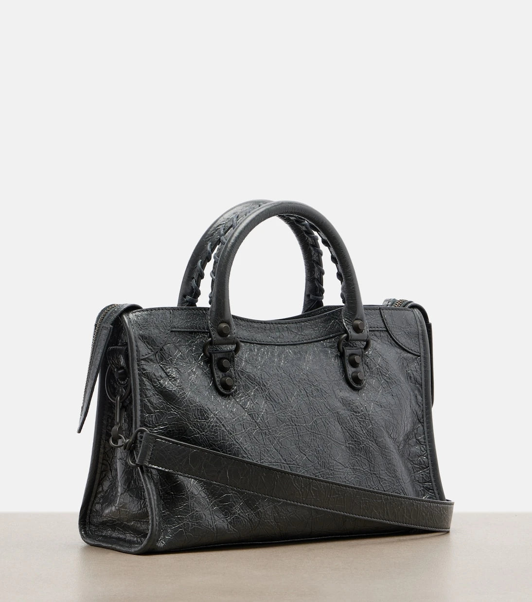 Balenciaga - Le City leather tote bag