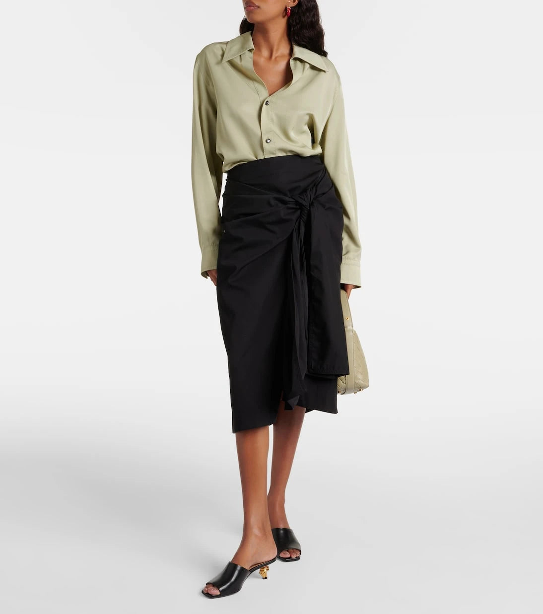 Bottega Veneta - Knot 45 leather mules