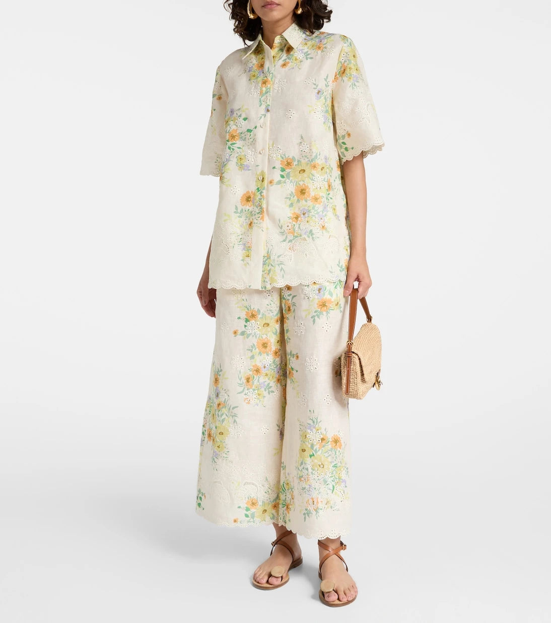 Alémais - Juliette floral linen shirt