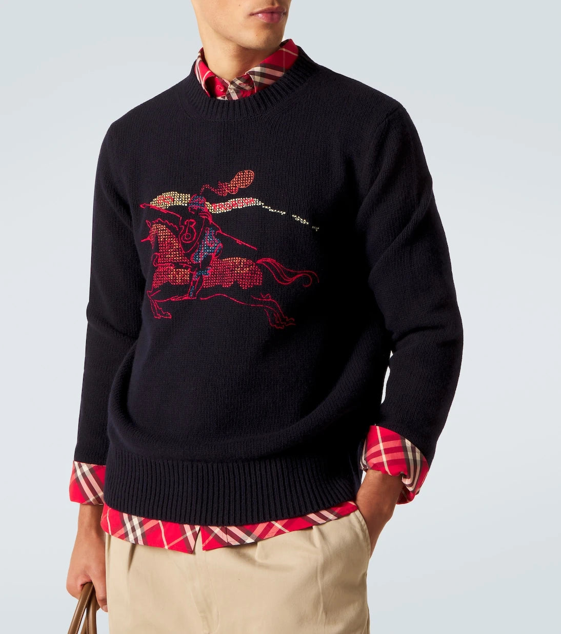 Burberry - EKD wool and cashmere sweater