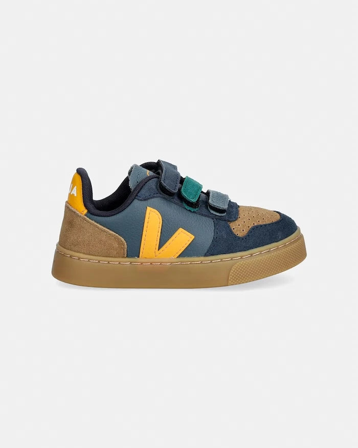 Veja Small V-10 çocuk deri spor ayakkabı