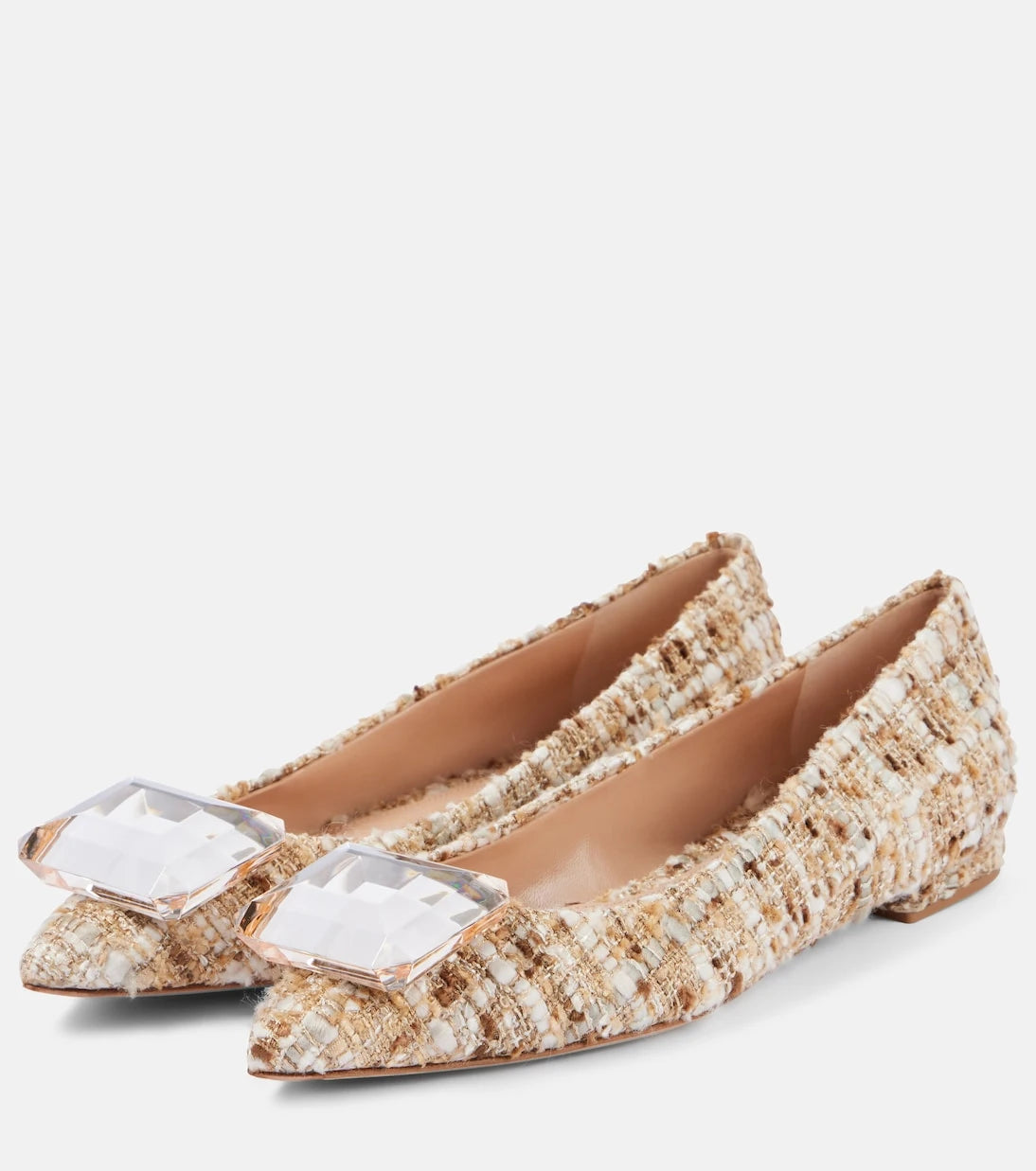 Gianvito Rossi - Jaipur bouclé ballet flats