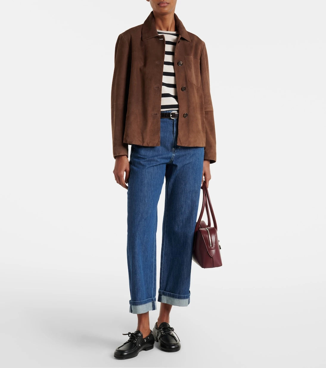 جينز 'S Max Mara 'إليس' واسع الساقين بخصر متوسط الارتفاع