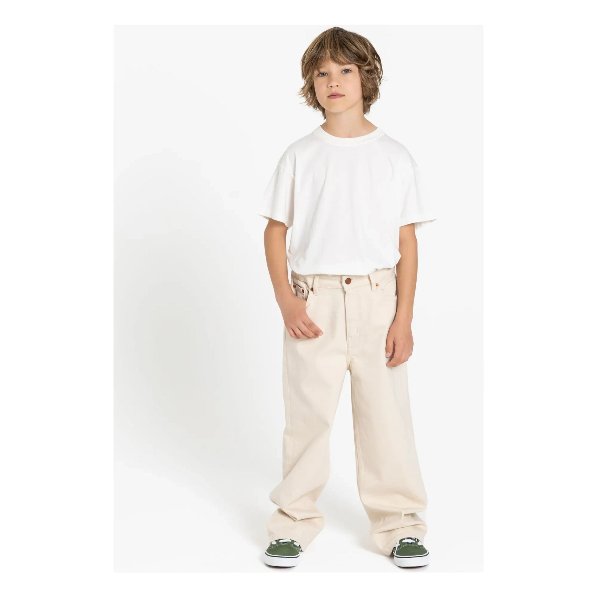 Finger in the nose - Jean Large Rodeo | Ecru