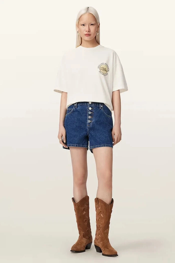 AllSaints тениска дамска от памук SUN
