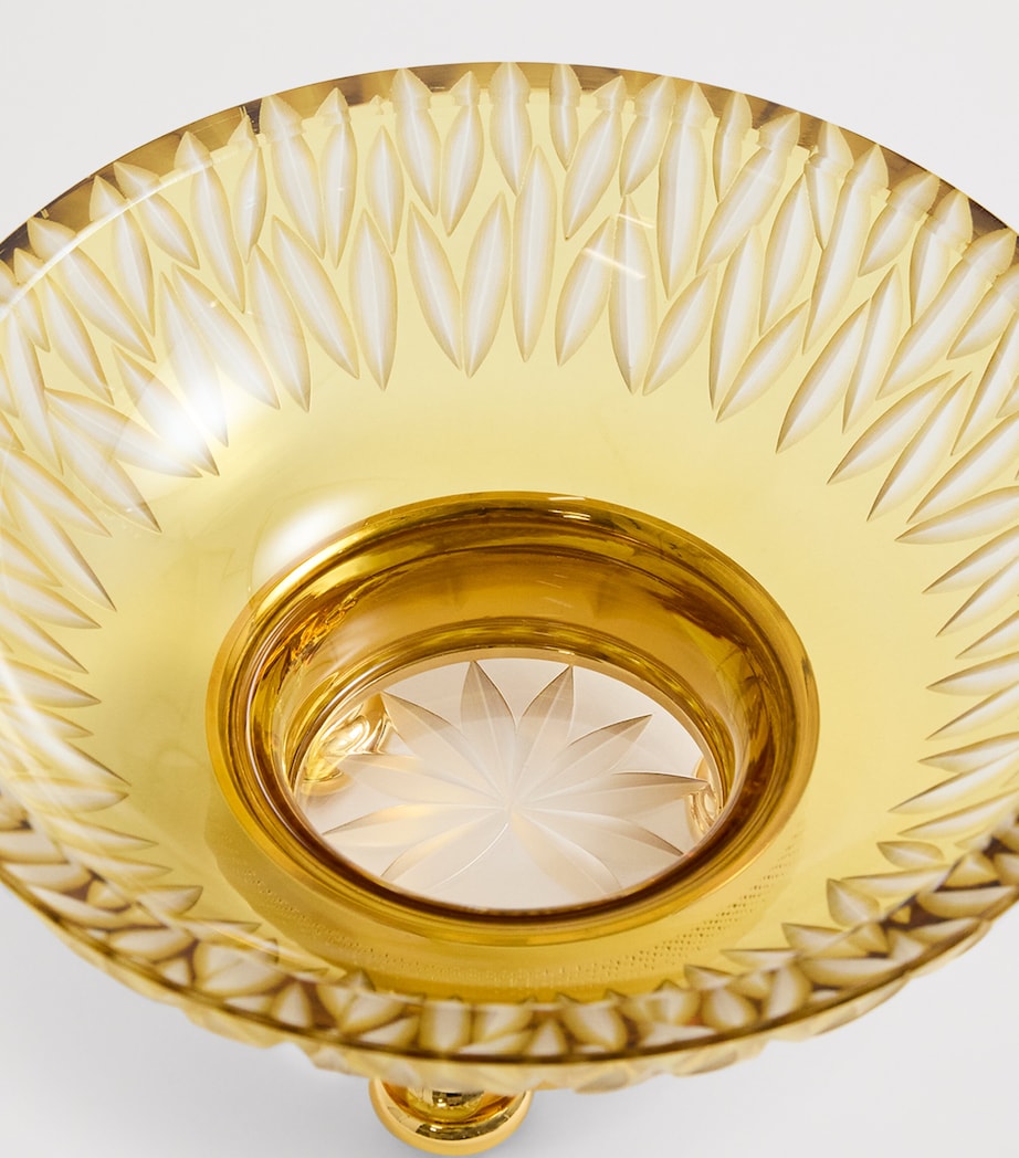 Crystal Amber Soap Dish