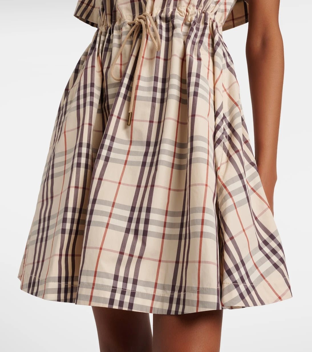 Burberry - Burberry Check cotton minidress