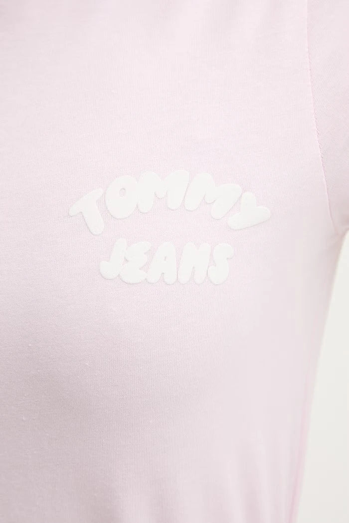 Tommy Jeans kadın pamuklu tişört