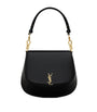 Saint Laurent Black Leather Voltaire Top-Handle Bag