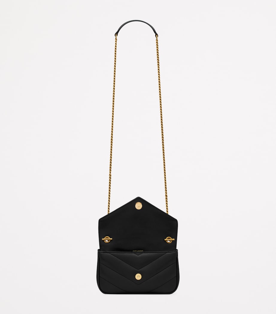 Saint Laurent Black Mini Loulou Shoulder Bag