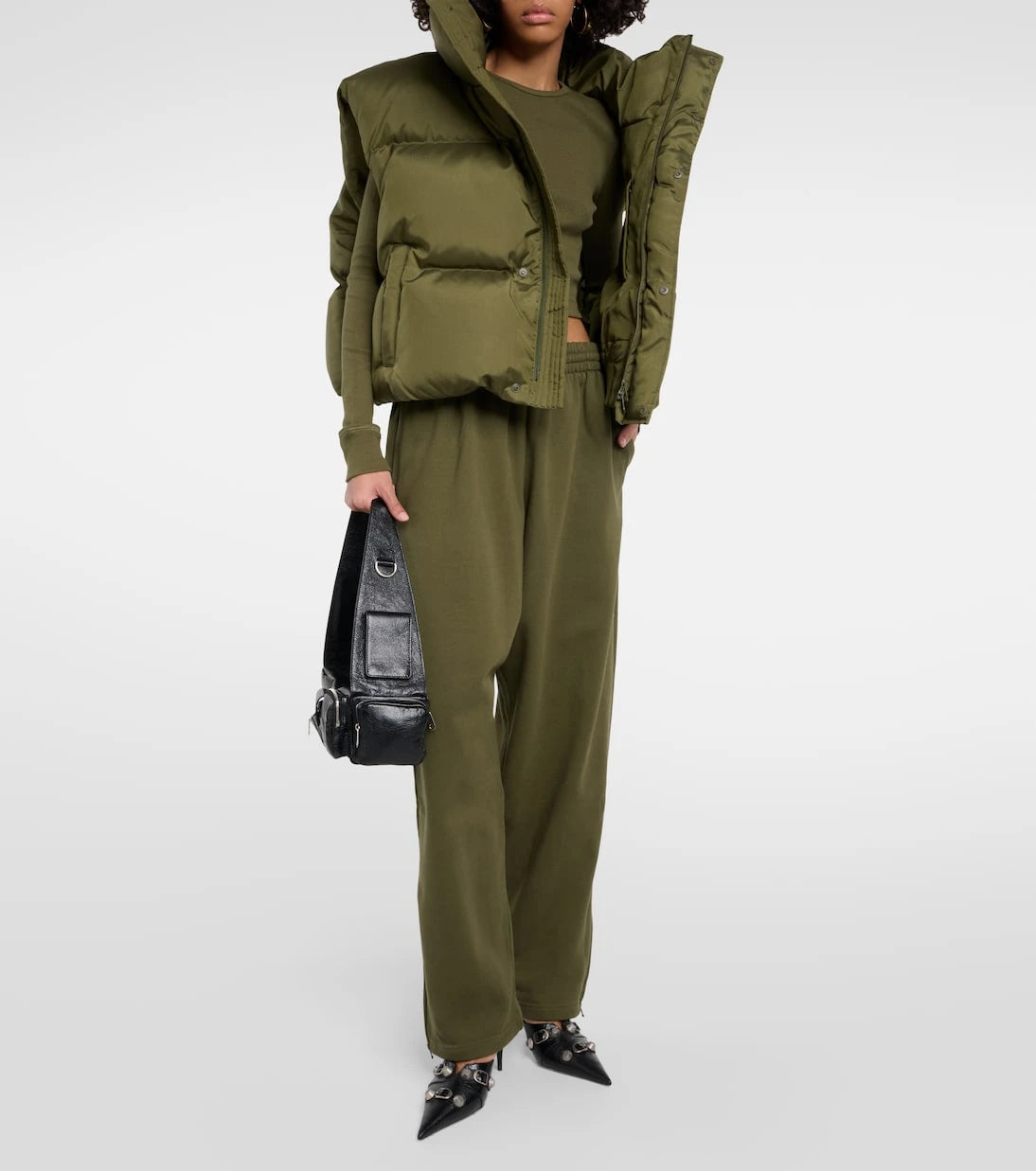 Wardrobe.NYC - Cropped down vest