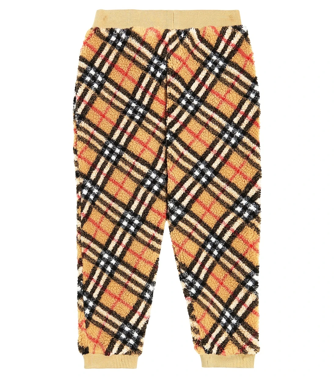 Burberry Kids - Burberry Check fleece sweatpants
