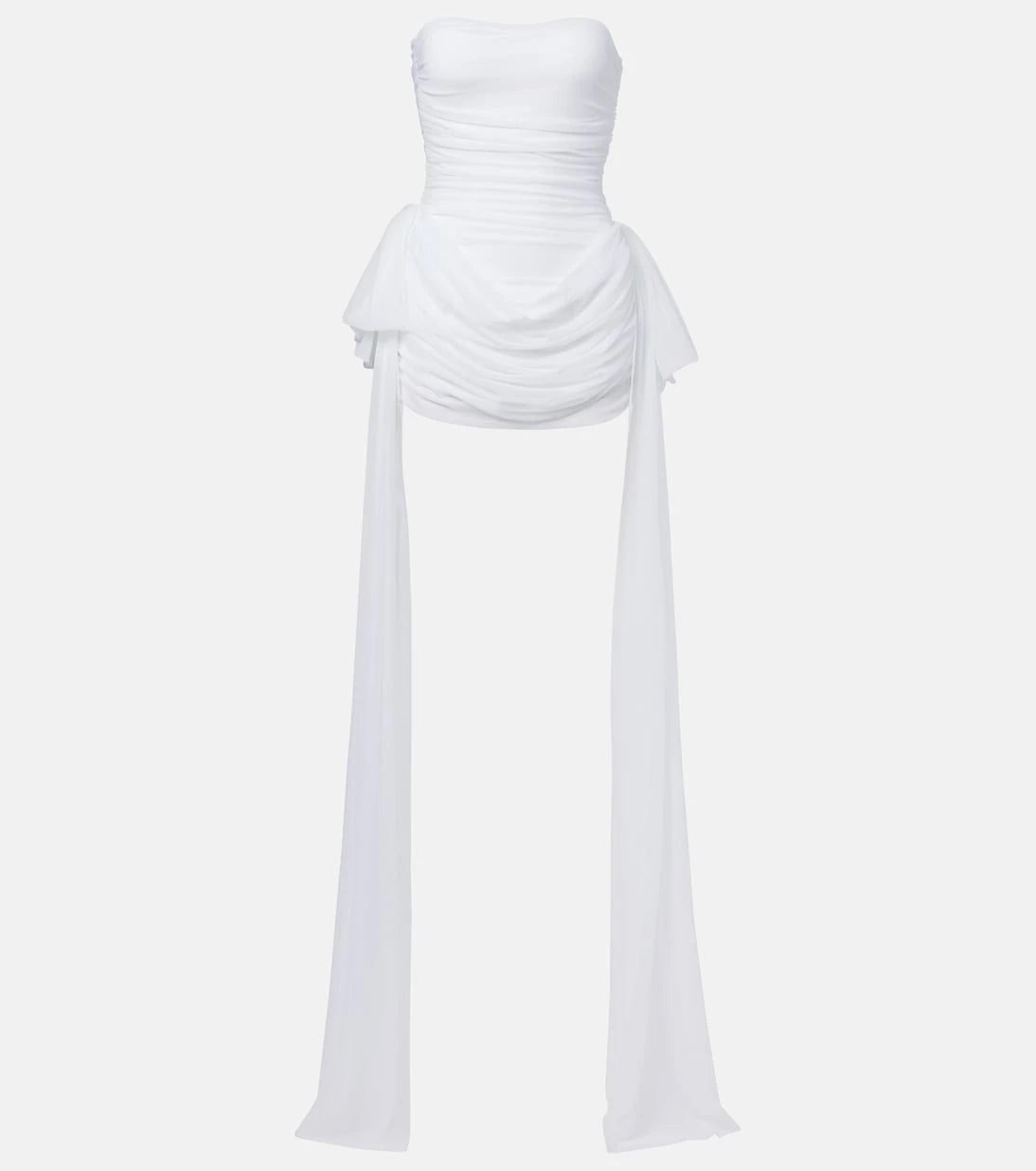 Norma Kamali - Bill Pickleball bow-detail minidress