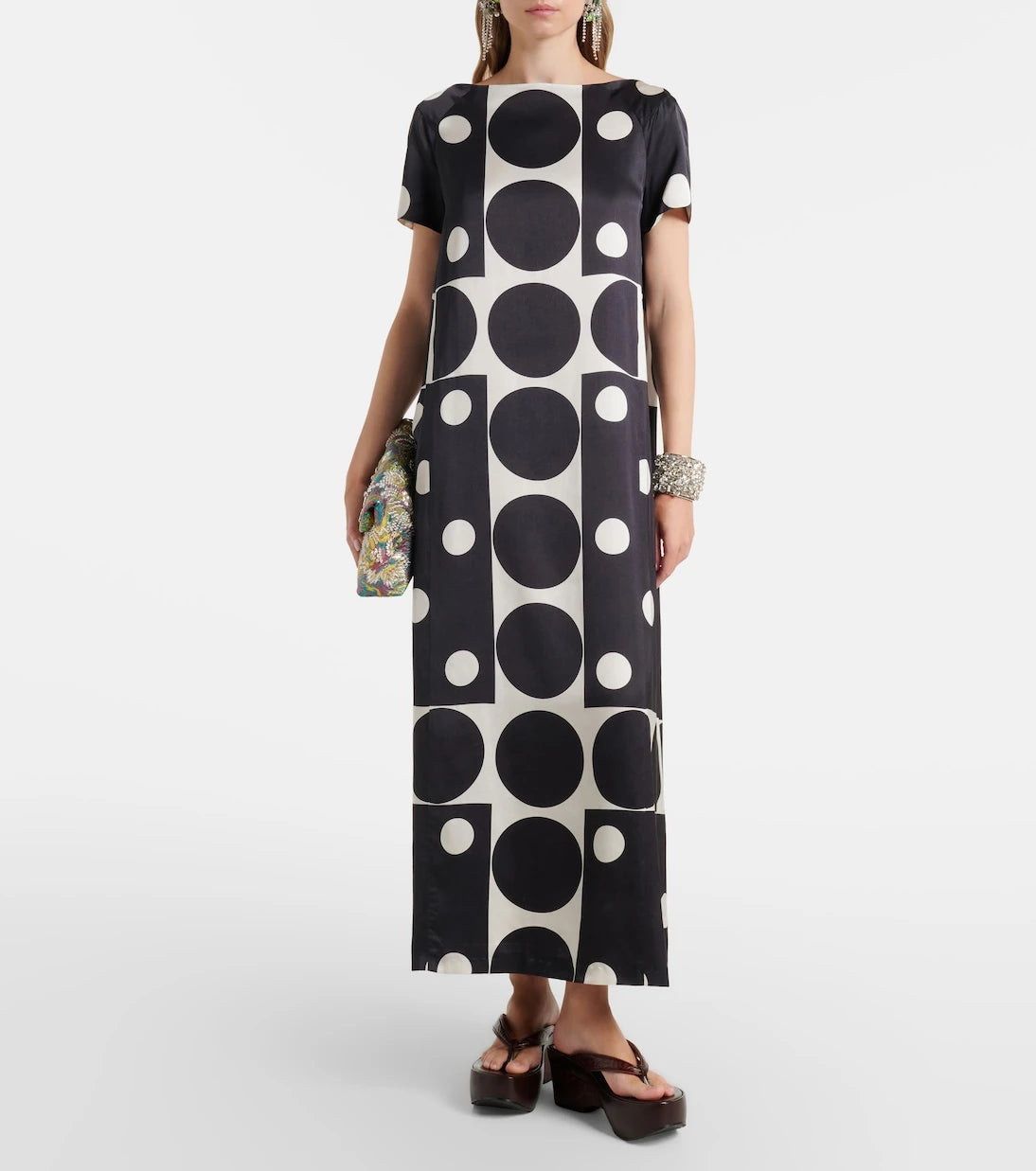 Dries Van Noten - Polka-dot maxi dress