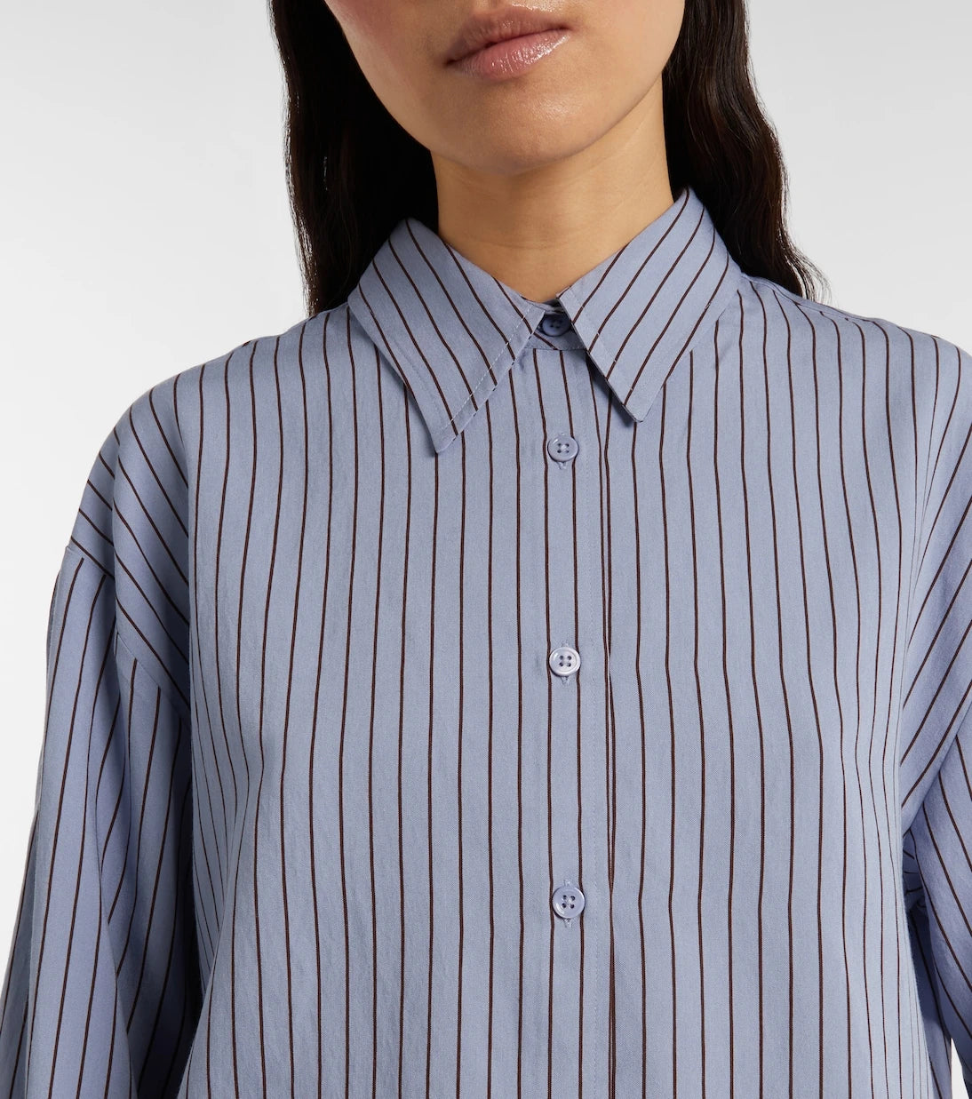 The Frankie Shop - Peri striped satin shirt