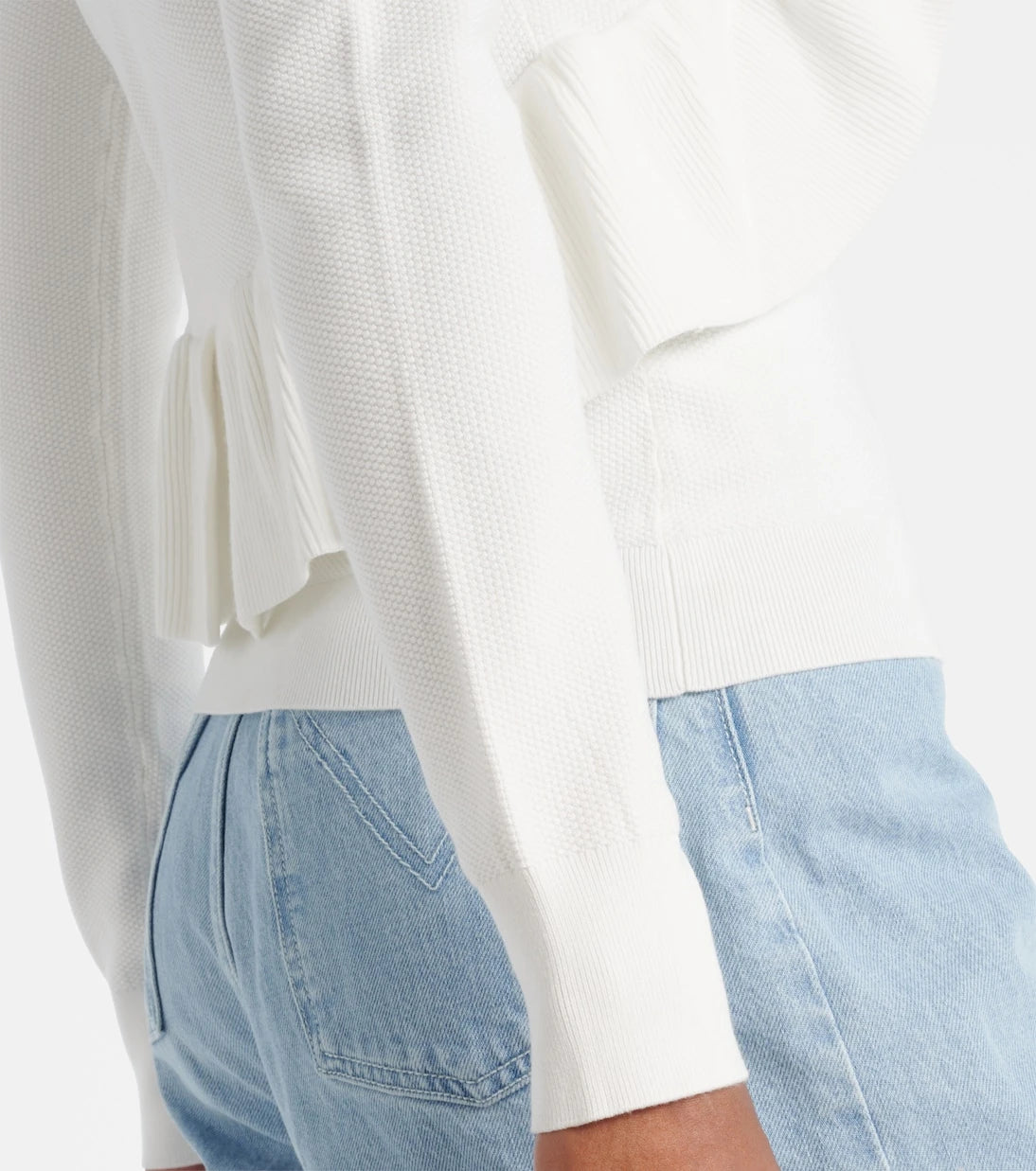 Max Mara - Agenzia knitted ruffled top