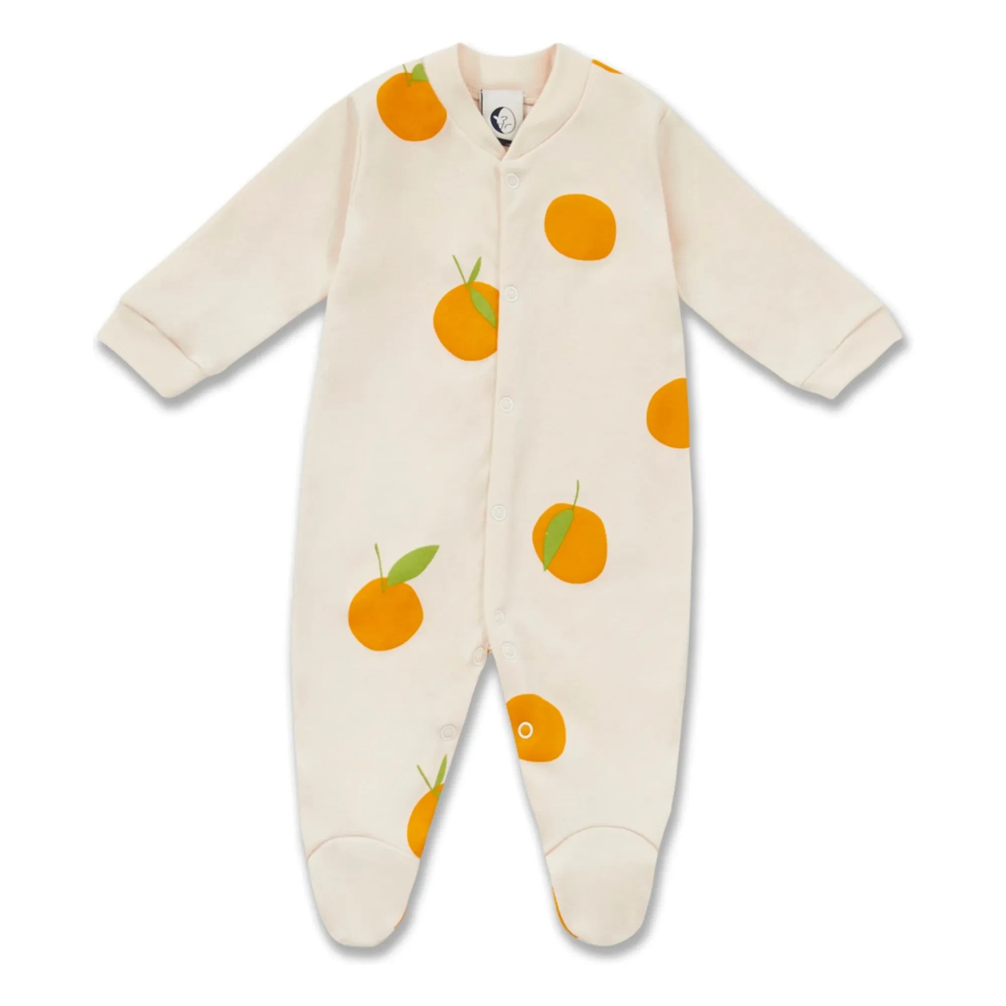 Sleepy Doe - Pyjamas with feet Clementines Organic cotton | Ecru