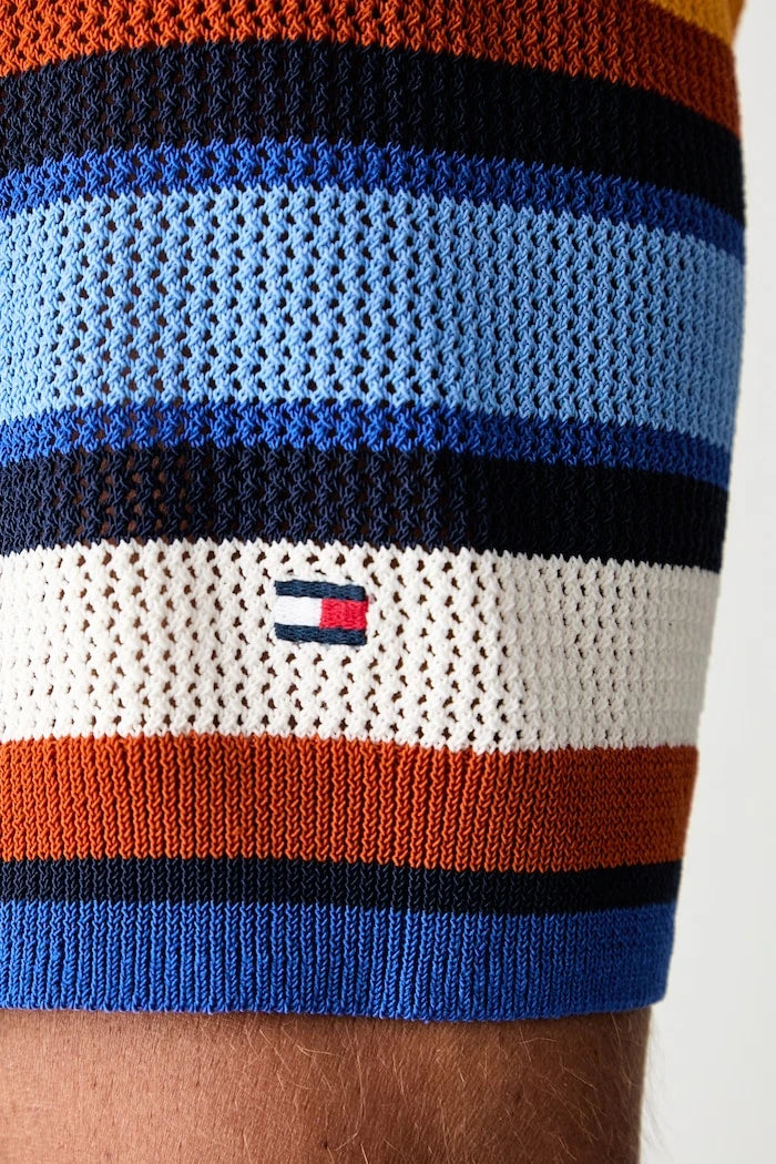 Tommy Hilfiger erkek pamuklu yakalı tişört