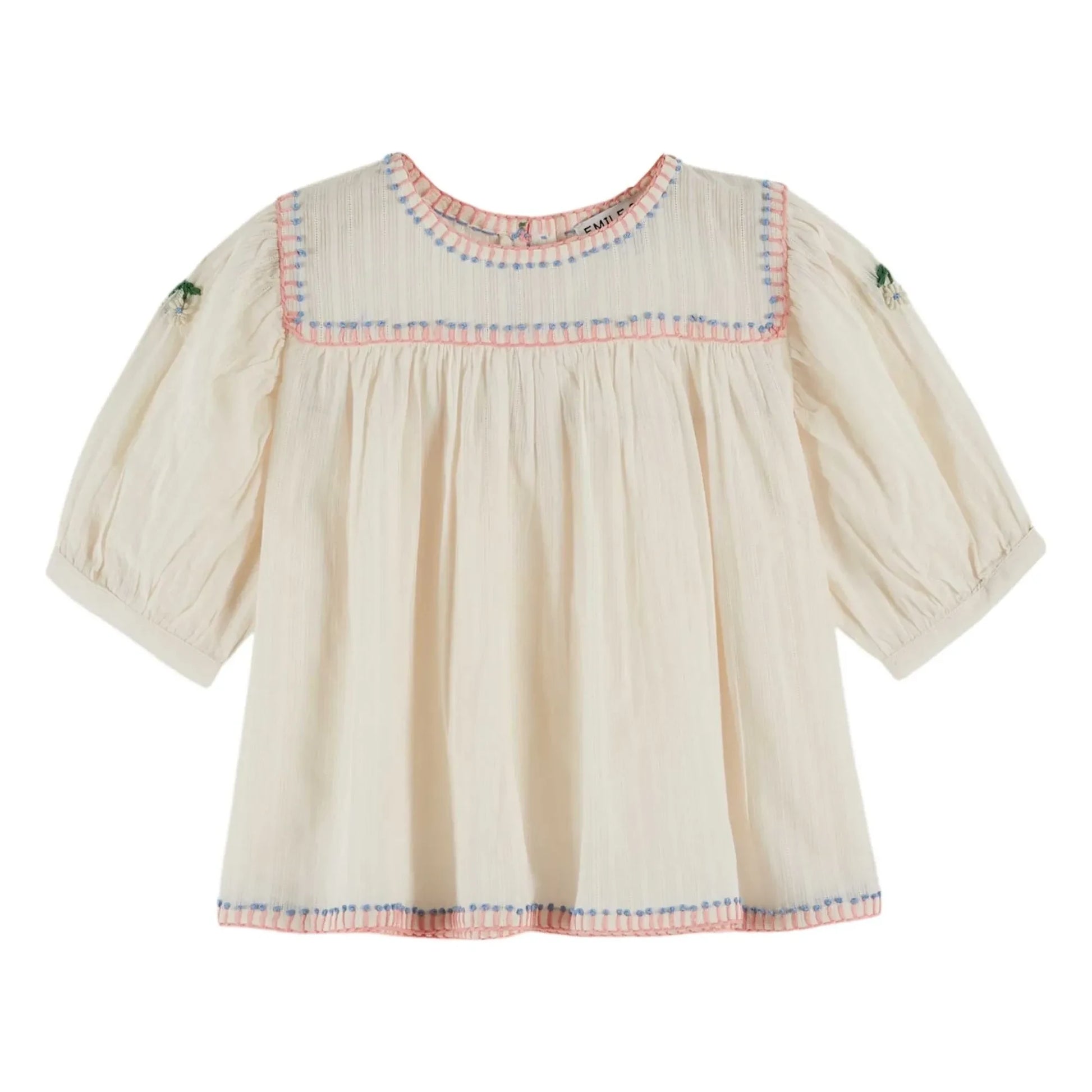 Emile et Ida - Embroidered blouse | Cream