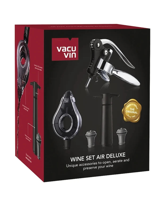 Комплект за сервиране на вино Vacu Vin Air Deluxe 14,8 x 14,8 x 18,4 cm 5 elementów
