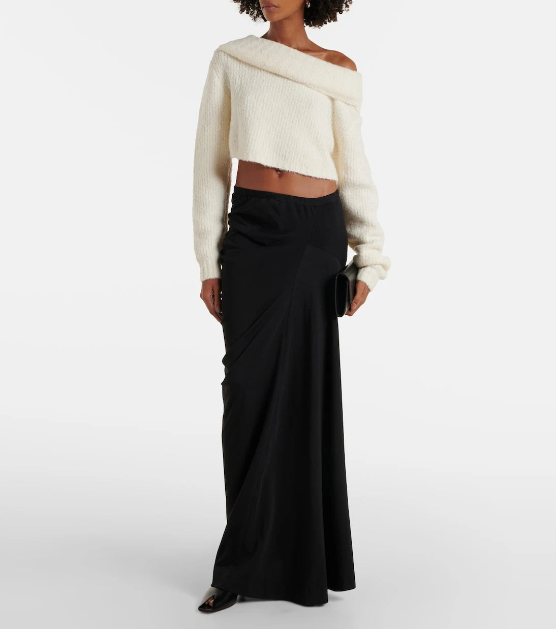 Christopher Esber - Off-shoulder bouclé sweater