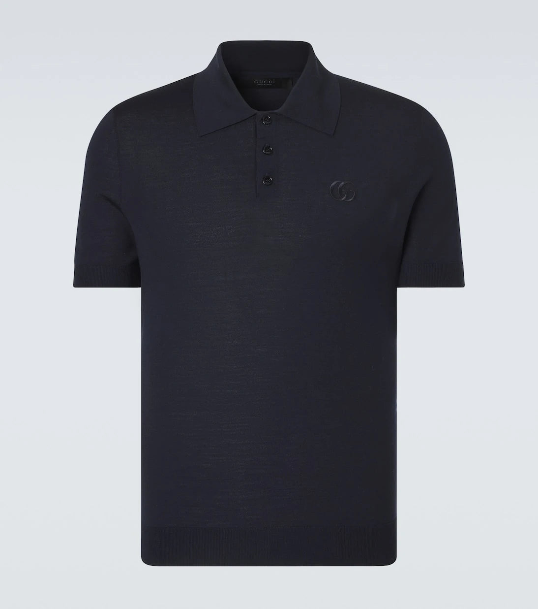Gucci - Double G wool polo shirt