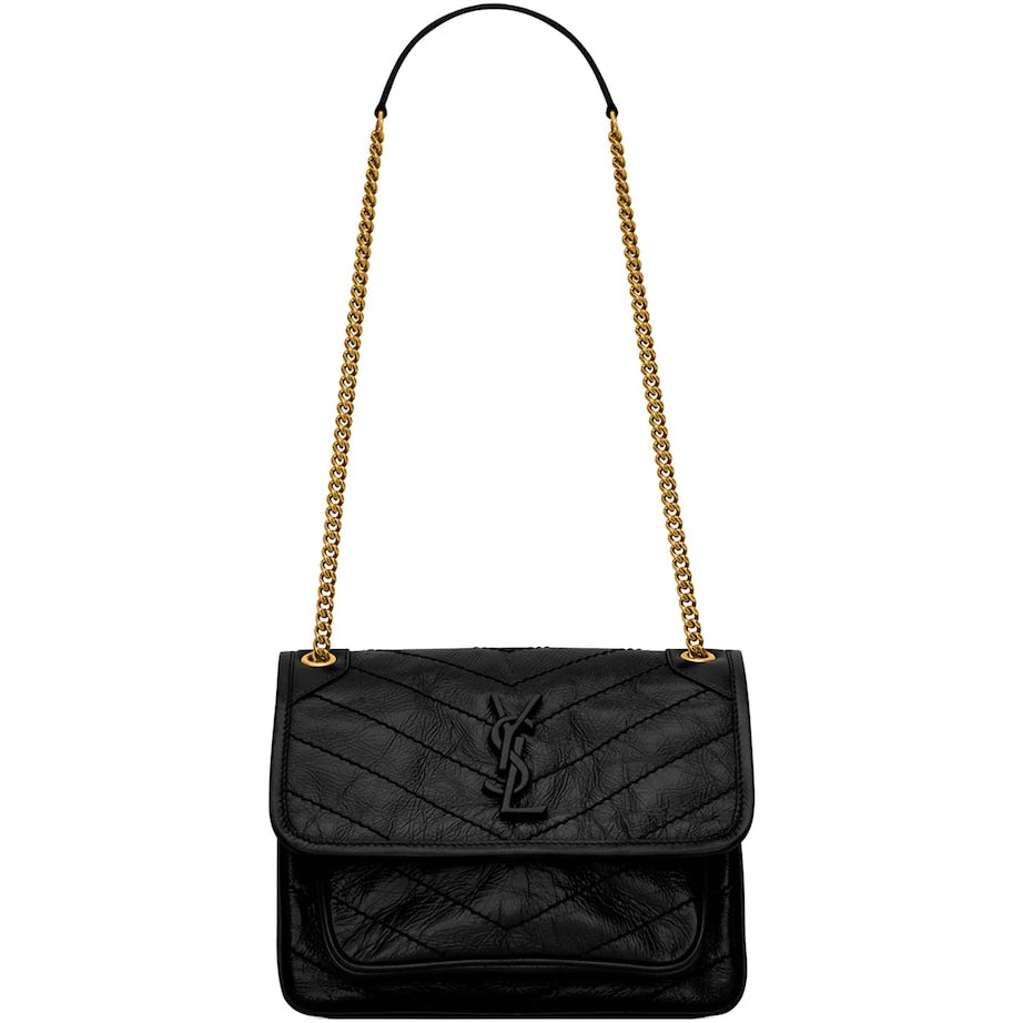 Saint Laurent Black Baby Niki Shoulder Bag